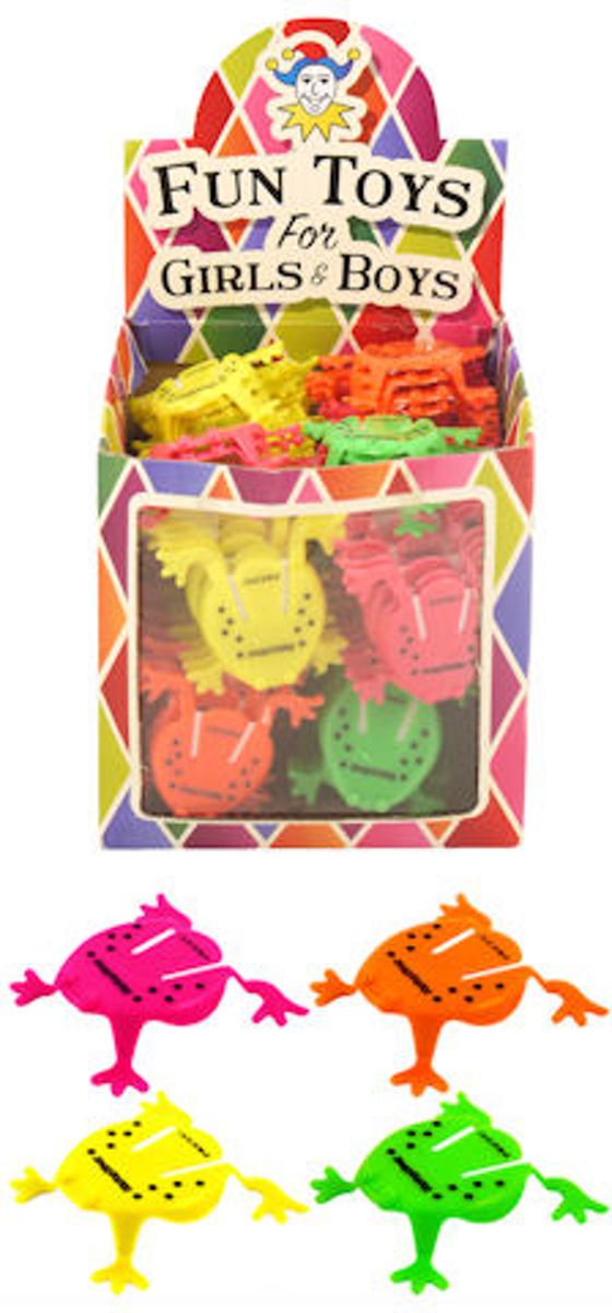 132 STUKS | Springende Kikkers in Traktatiebox (Traktatie /Uitdeelcadeautjes)